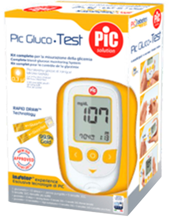 PIC GLUCOTEST KIT GLUCOMETRO - Farmaunclick.it