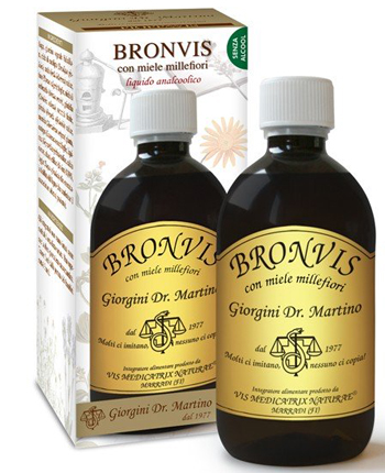 BRONVIS CON MIELE MILLEFIORI 500 ML - Farmaunclick.it