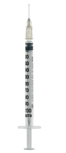 SIRINGA PER INSULINA EXTRAFINE 1ML 100 UI AGO REMOVIBILE 27 GAUGE 0,40X12 MM 1 PEZZO - Farmaunclick.it