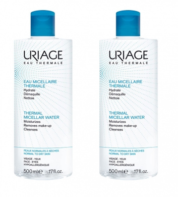 URIAGE EAU MICELLARE PER PELLI NORMALI/SECCHE 1+1 - Farmaunclick.it