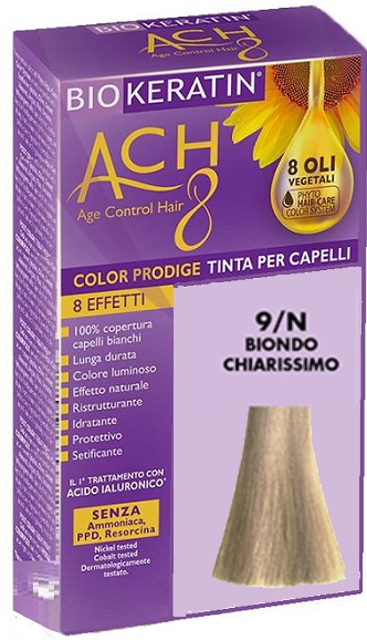 BIOKERATIN ACH8 COLOR PRODIGE 9/N BIONDO CHIARISSIMO - Farmaunclick.it