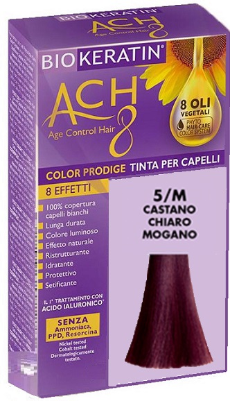 BIOKERATIN ACH8 COLOR PRODIGE 5/M CASTANO CHIARO MOGANO - Farmaunclick.it