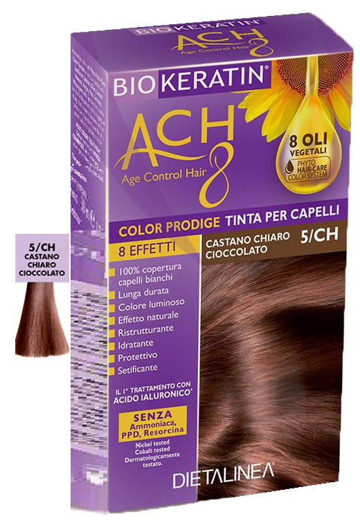 BIOKERATIN ACH8 COLOR PRODIGE 5/CH CASTANO CHIARO CIOCCOLATO - Farmaunclick.it