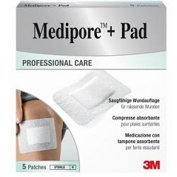 MEDICAZIONE MEDIPORE+PAD 10X20CM 5PEZZI - Farmaunclick.it