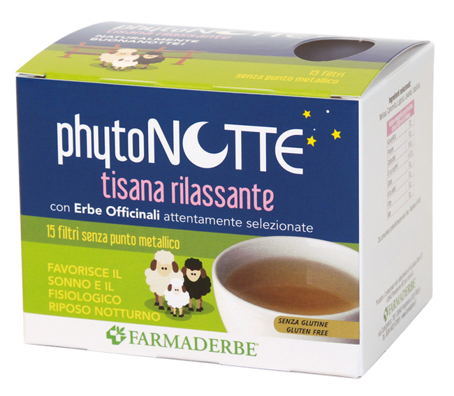 PHYTONOTTE TISANA RILASSANTE 15 FILTRI DA 18G - Farmaunclick.it