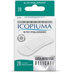 CEROTTO ICOPIUMA IN TESSUTO NON TESSUTO GRANDE 20 PEZZI - Farmaunclick.it