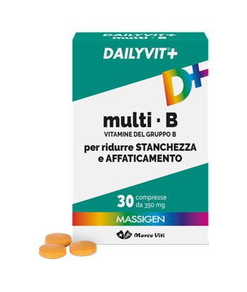 MASSIGEN MULTI B VITAMINE DEL GRUPPO B 30 COMPRESSE RIVESTITA DA 364 MG - Farmaunclick.it