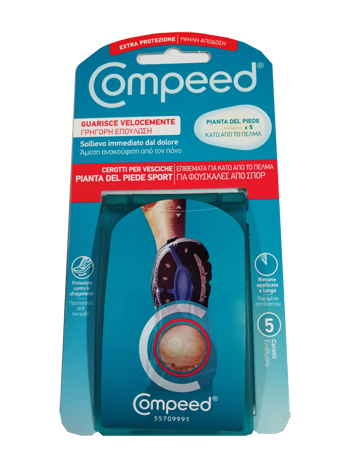 COMPEED VESCICHE PIANTA PIEDE 5 CEROTTI - Farmaunclick.it