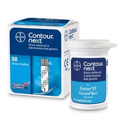 STRISCE REATTIVE TEST GLICEMIA CONTOUR NEXT 50 PEZZI - Farmaunclick.it