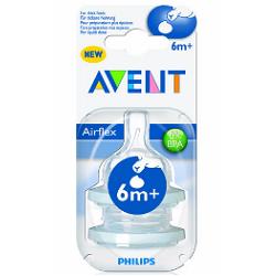 AVENT TETTARELLA FESSURA A Y PER LIQUIDI DENSI Y 2 PEZZI - Farmaunclick.it