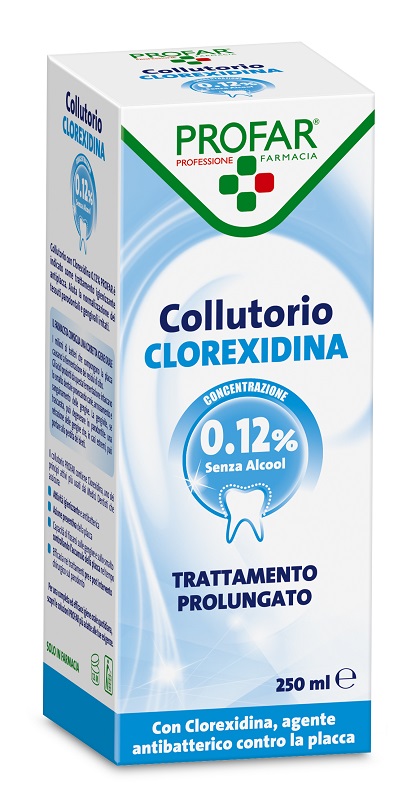 COLLUTORIO CLOREXIDINA 0,12% 250 ML PROFAR - Farmaunclick.it