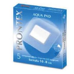 GARZA COMPRESSA PRONTEX AQUA PAD 10X8CM 5 PEZZI - Farmaunclick.it