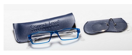 OCCHIALE PRESBIOPIA CORRECT GLASSES COLORE BLU +1,00 - Farmaunclick.it