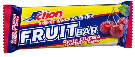 PROACTION FRUIT BAR BARRETTA ENERGETICA ALLA CILIEGIA 40 G - Farmaunclick.it