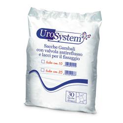 SACCA DI DRENAGGIO DA GAMBA PER INCONTINENZA UROSYSTEM TUBO 35 CM 30 PEZZI - Farmaunclick.it