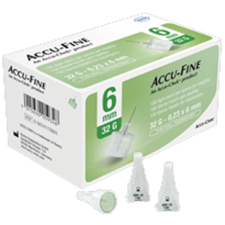 AGO PER PENNA DA INSULINA ACCU-FINE GAUGE 32 4 MM 100 PEZZI - Farmaunclick.it
