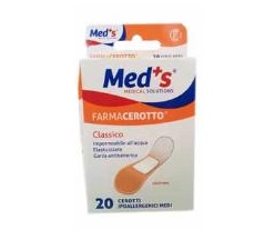 CEROTTO MEDS POLIURETANO IPOALLERGENICO CLASSICO MEDIO 20 PEZZI - Farmaunclick.it