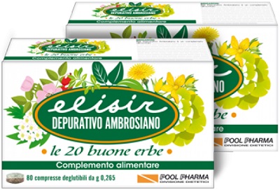 ELISIR DEPURATIVO AMBROSIANO 20 COMPRESSE 5,3 G - Farmaunclick.it