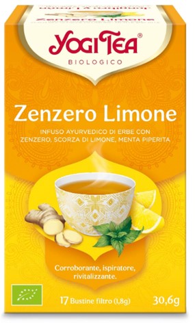 YOGI TEA ZENZERO LIMONE 31 G - Farmaunclick.it
