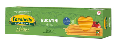 FARABELLA BUCATINI PASTA SENZA GLUTINE 250 G - Farmaunclick.it
