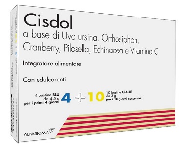 CISDOL 4 BUSTINE BLU DA 4,5 G + 10 BUSTINE GIALLE DA 3 G - Farmaunclick.it