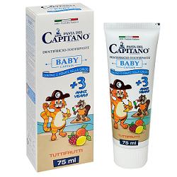 PASTA CAPITANO DENTIFRICIO BABY T FRU 75 ML - Farmaunclick.it