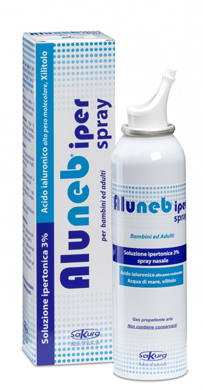ALUNEB SOLUZIONE IPERTONICA 3% SPRAY NASALE 125 ML - Farmaunclick.it