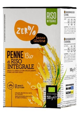 ZERO% GLUTINE PENNE DI RISO INTEGRALE SENZA GLUTINE BIO 500 G - Farmaunclick.it