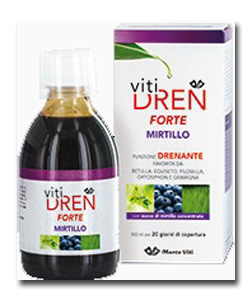 VITIDREN FORTE MIRTILLO SOLUZIONE 300 ML CON TAPPO DOSATORE - Farmaunclick.it