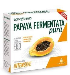 BODY SPRING PAPAYA FERMENTATA PURA INTENSIVE 12 BUSTINE - Farmaunclick.it