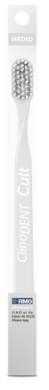 CLINODENT CULT BIANCO SPAZZOLINO DA DENTI MEDIO - Farmaunclick.it