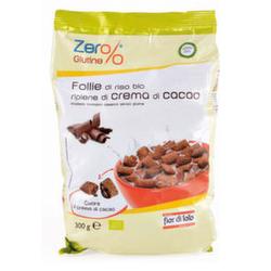 ZERO% GLUTINE FOLLIE RISO CIOCCIOLATO FONDENTE BIO 300 G - Farmaunclick.it