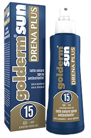 GOLDERM SUN DRENA PLUS SPF 15 SPRAY 200 ML - Farmaunclick.it