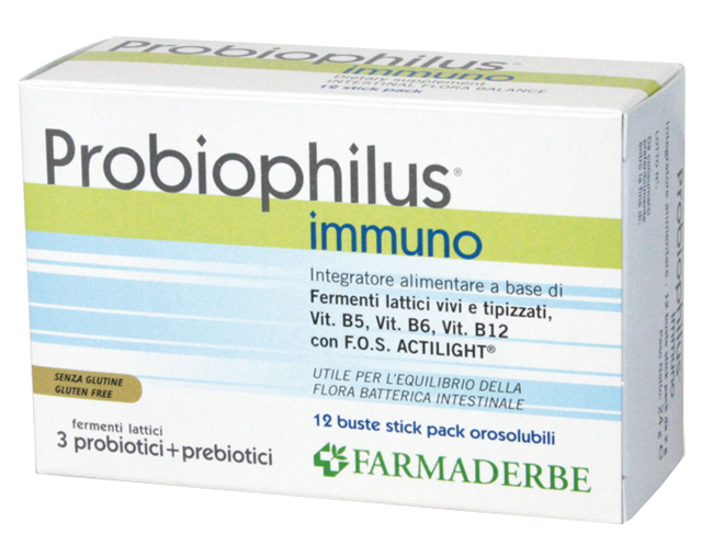 PROBIOPHILUS IMMUNO 12 BUSTINE 24 G - Farmaunclick.it