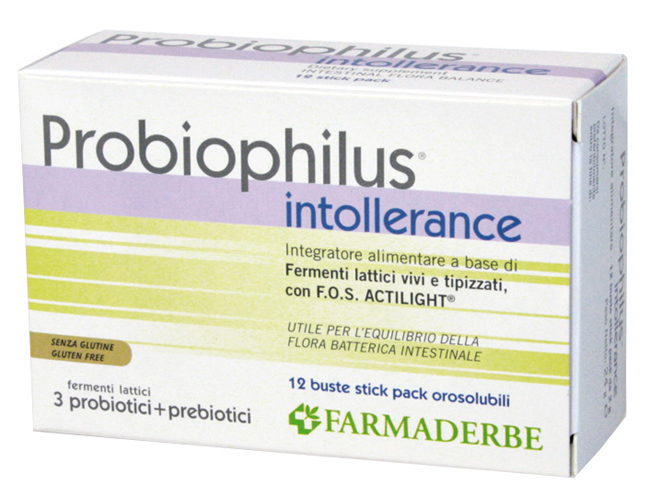 PROBIOPHILUS INTOLLERANCE 12 BUSTINE 24 G - Farmaunclick.it