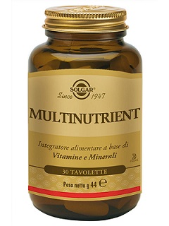 MULTINUTRIENT SOLGAR 30 TAVOLETTE - Farmaunclick.it