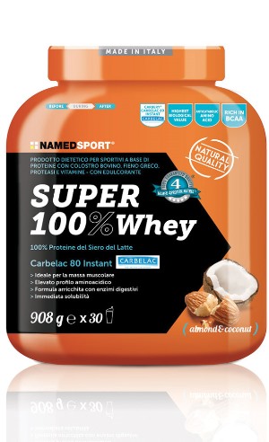 SUPER100% WHEY COCONUT/ALMOND 2 KG - Farmaunclick.it