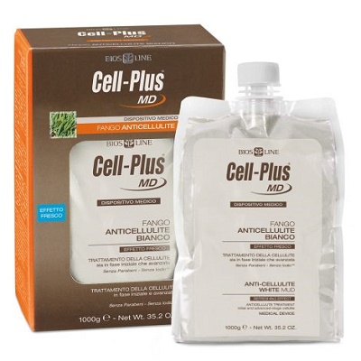 CELLPLUS MD FANGO BIANCO ANTICELLULITE EFFETTO FRESCO 1 KG - Farmaunclick.it