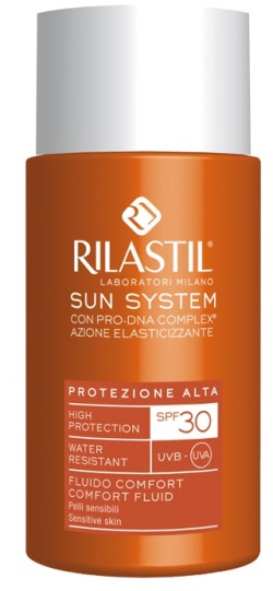 RILASTIL SUN SYSTEM PHOTO PROTECTION THERAPY SPF30 COMFORT FLUIDO 50 ML - Farmaunclick.it