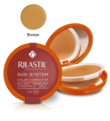 RILASTIL SUN SYSTEM PHOTO PROTECTION THERAPY SPF50+ COMPATTO BRONZE 10 ML - Farmaunclick.it