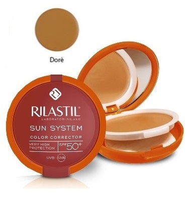 RILASTIL SUN SYSTEM PHOTO PROTECTION THERAPY SPF50+ COMPATTO DORE' 10 ML - Farmaunclick.it