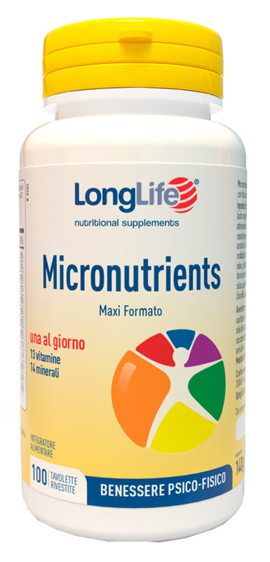 LONGLIFE MICRONUTRIENTS 100 TAVOLETTE - Farmaunclick.it
