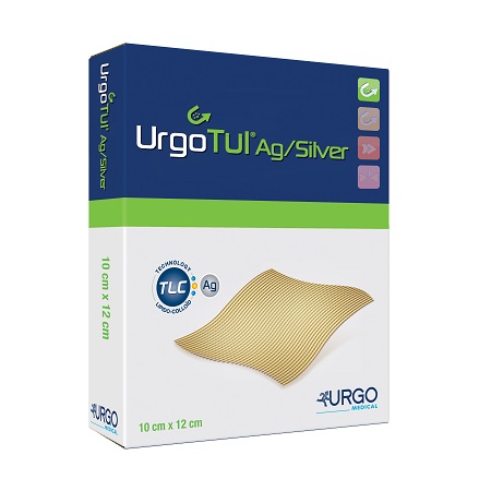 MEDICAZIONE STERILE URGOTUL AG/SILVER 10X12 CM 5 PEZZI - Farmaunclick.it