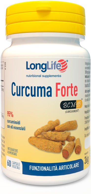 LONGLIFE CURCUMA FORTE 60 CAPSULE VEGETALI - Farmaunclick.it