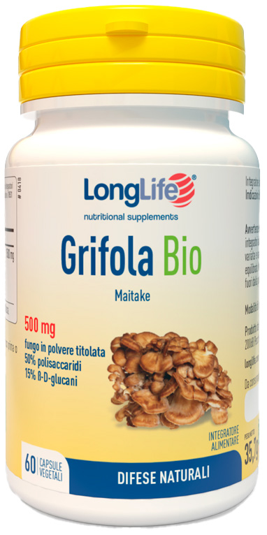 LONGLIFE GRIFOLA BIO 60 CAPSULE - Farmaunclick.it