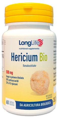 LONGLIFE HERICIUM BIO 60 CAPSULE - Farmaunclick.it