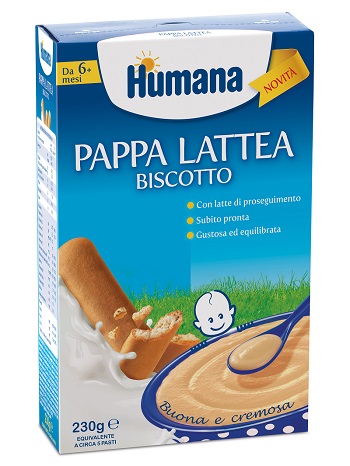 HUMANA PAPPA LATTEA BISCOTTO 230 G - Farmaunclick.it