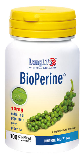 LONGLIFE BIOPERINE 100 COMPRESSE - Farmaunclick.it