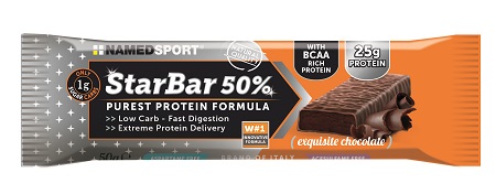 STARBAR 50% PROTEIN EXQUISITE CHOCOLATE 50 G - Farmaunclick.it