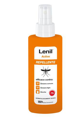LENIL ACTIVE SPRAY SOLUZIONE ANTIZANZARA IN FLACONE + POMPA SPRAY 100 ML - Farmaunclick.it
